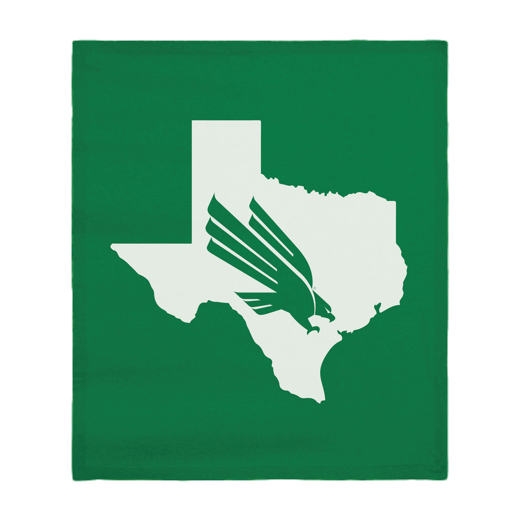 UNT Diving Eagle 50" × 60" Sublimated Blanket