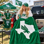 UNT Diving Eagle 50" × 60" Sublimated Blanket