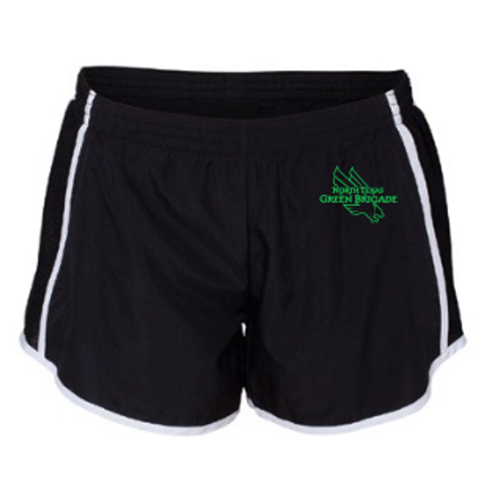 UNT Green Brigade Womens Running Shorts  