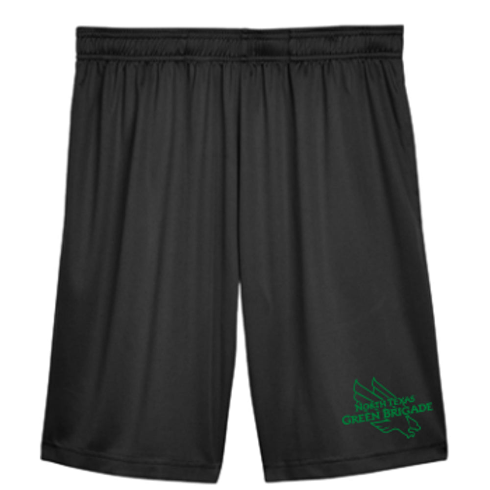 UNT Green Brigade Mens Performance Shorts  