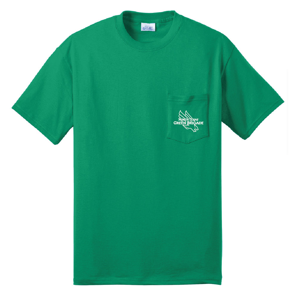 UNT Green Brigade Pocket Tee