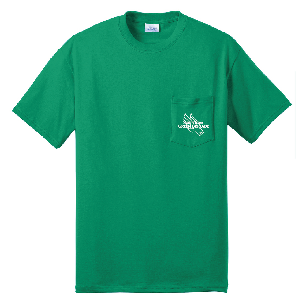 UNT Green Brigade Pocket Tee